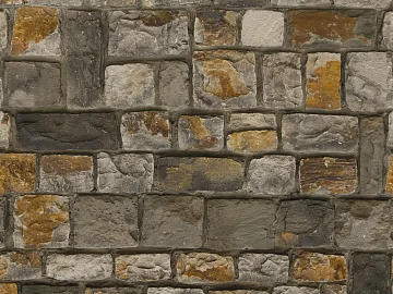 Retro style variegated culture stone exterior wall brick texture (ID:ffaeh762364)