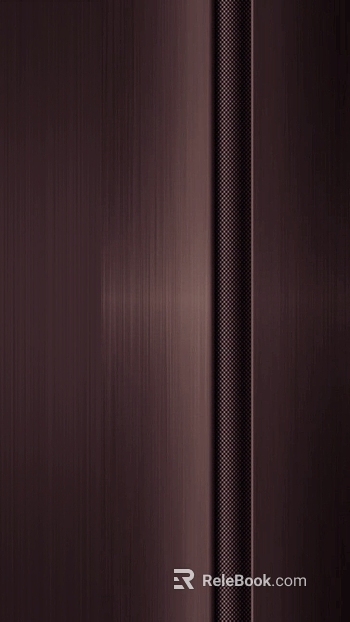 Deep Curry Color Wire-drawing Metal Wall Decorative Panel texture