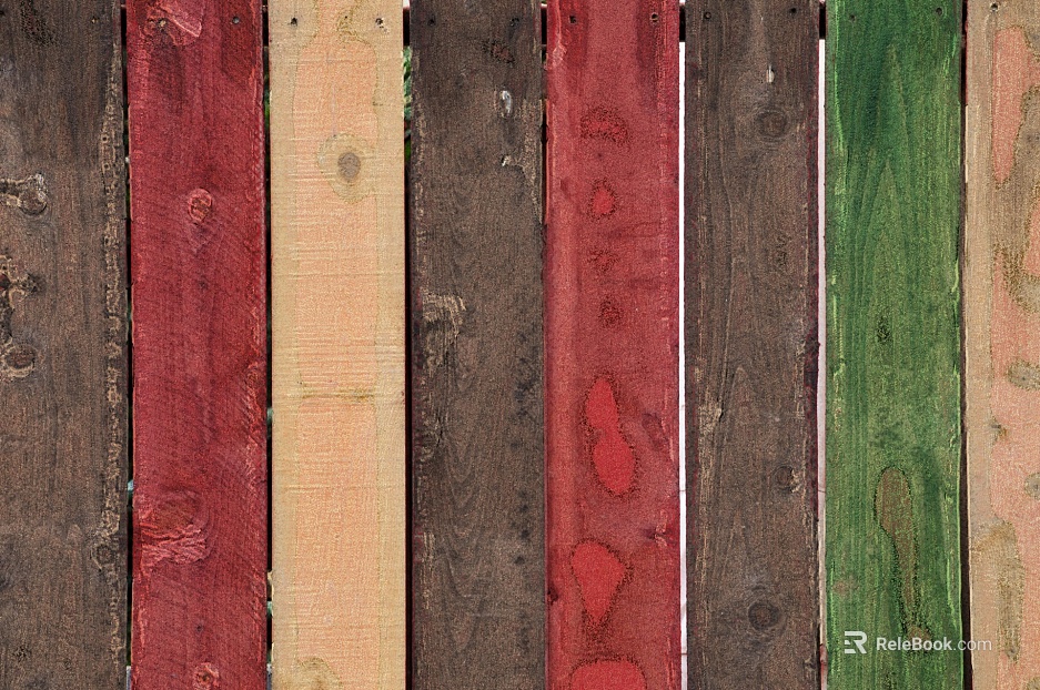 Wooden mosaic color wood strips texture
