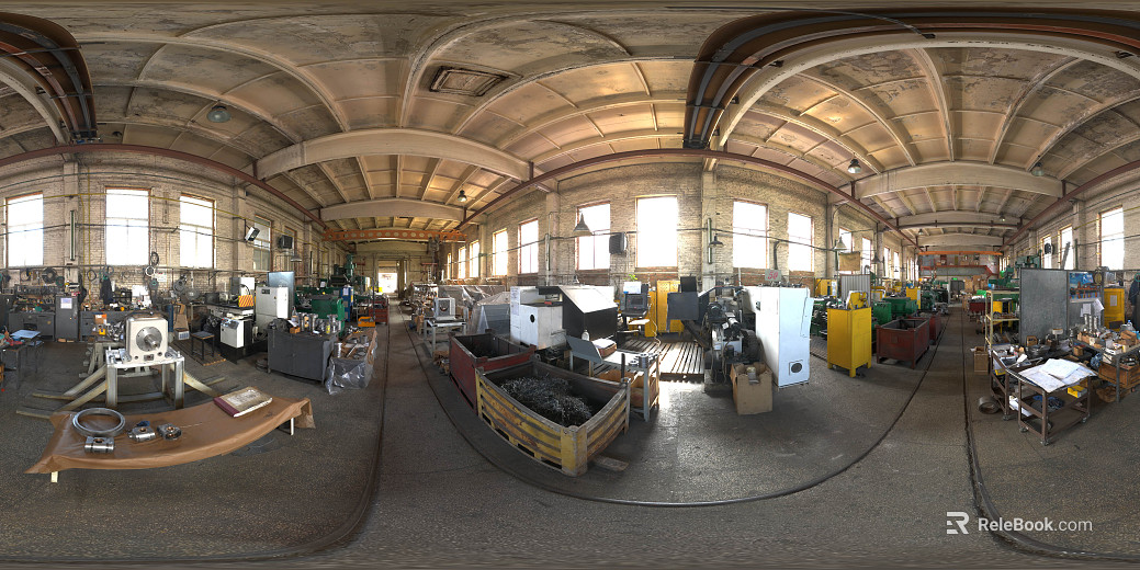 Indoor Factory Daytime HDR texture