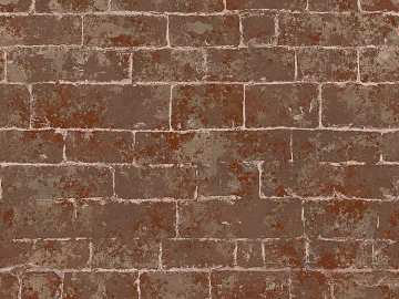 Retro reddish-brown brick wall background wall texture (ID:ffaeh865426)