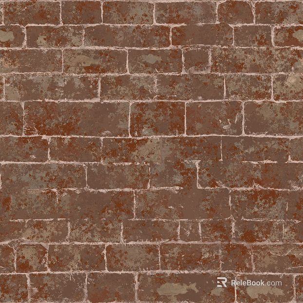 Retro reddish-brown brick wall background wall texture