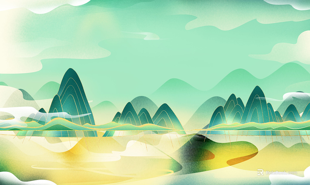cartoon painting texture