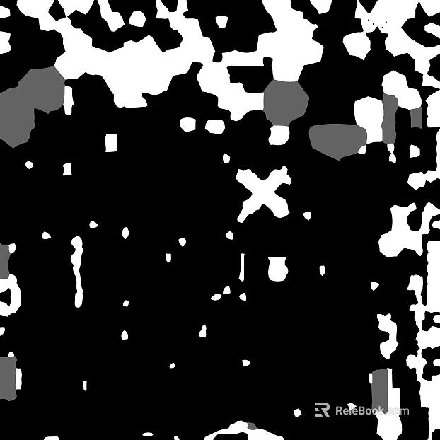 Black and white abstract embossed texture map texture