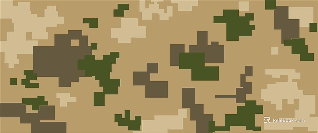 Khaki Pixel Camouflage Cloth texture