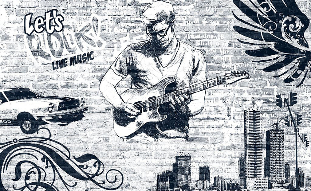black and white painting texture