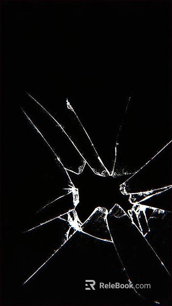 Broken glass texture