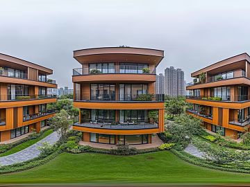 daytime hdr in modern residential area texture (ID:ffach052273)