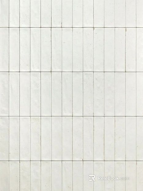 White wall tiles texture
