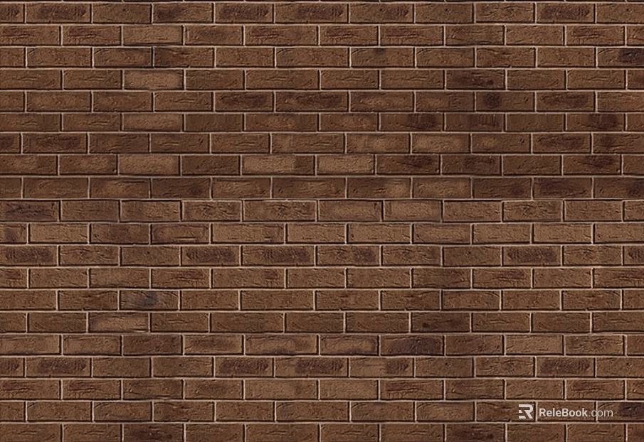 Brown retro brick wall indoor and outdoor wall material texture