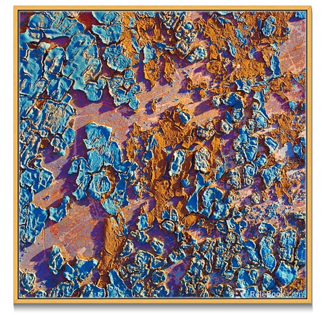 three-dimensional physical painting texture