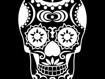 Tattoo black and white mask pattern texture pattern graphics (ID:ffach459134)