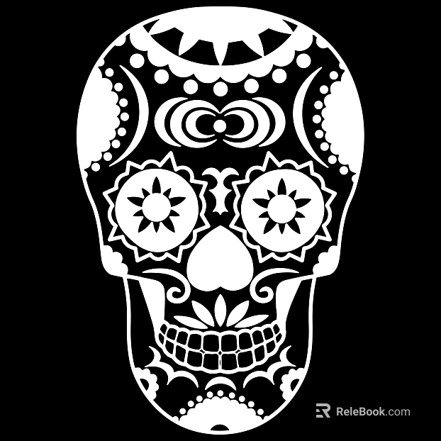 Tattoo black and white mask pattern texture pattern graphics texture