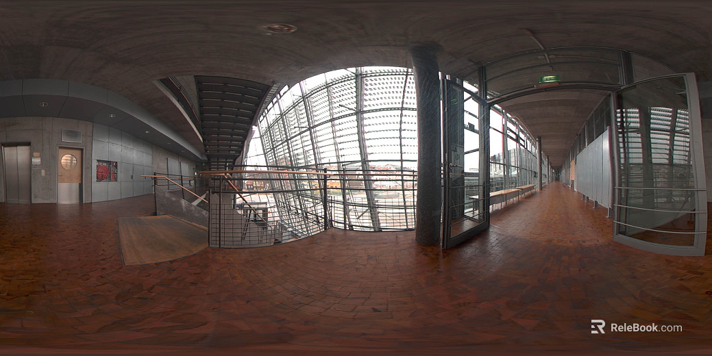 Indoor Corridor HDR texture