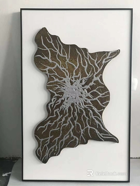 three-dimensional physical painting texture