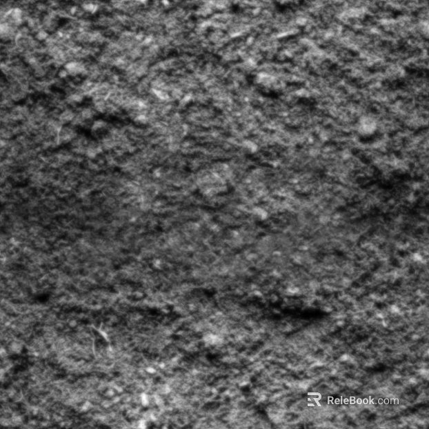 Dark brown soil, outdoor ground texture