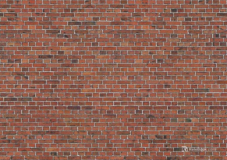 Brick wall light red exterior wall tiles seamless texture