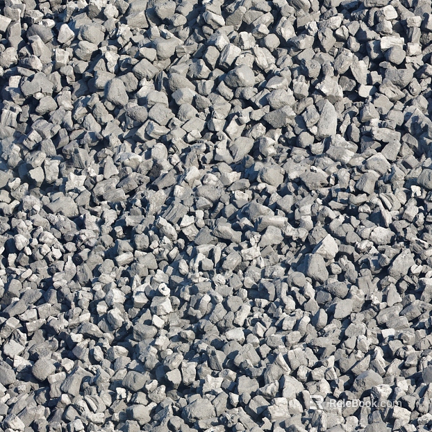 Ground gravel texture
