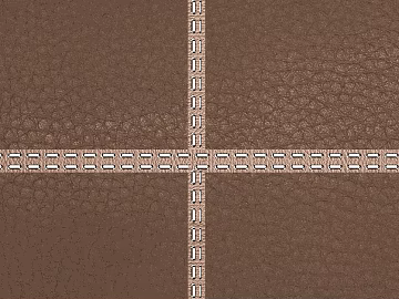 Brown Stitch Pattern Leather Furniture Bag texture (ID:ffaeh392132)