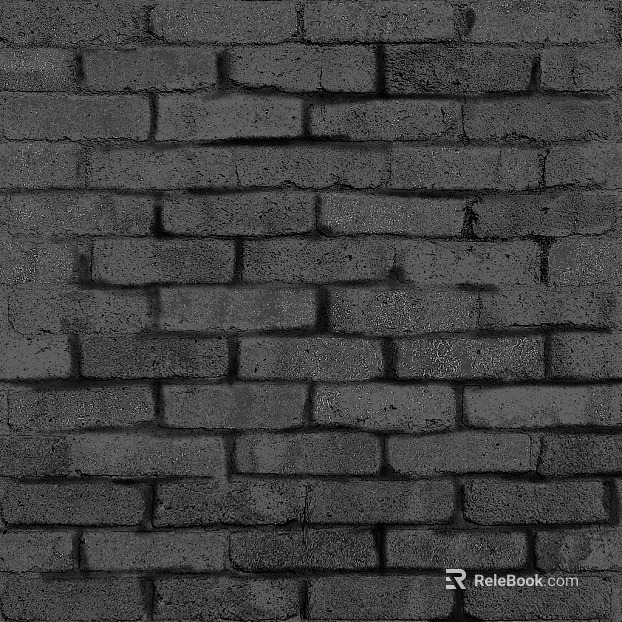 brick wall black bump wall texture