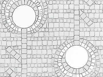 White mosaic wall tiles for kitchen and bathroom texture (ID:ffaeh393284)