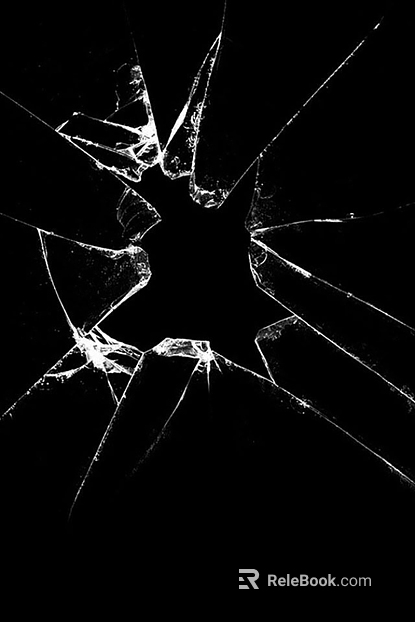 Broken glass texture