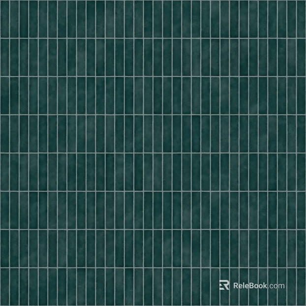 Dark green strip ceramic mosaic kitchen wall texture