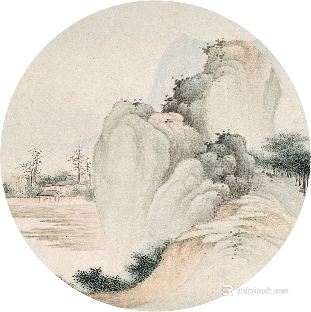 landscape painting texture