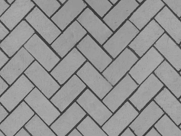 Floor mosaic tile black and white concave and convex seamless 3d model