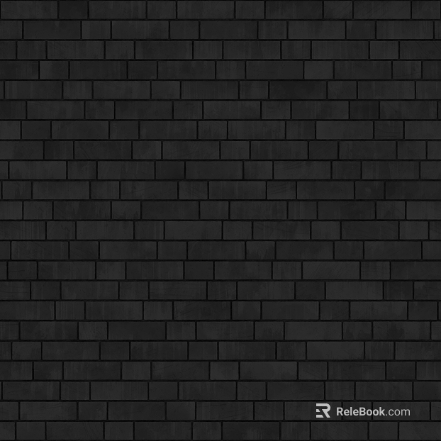 Wall tile black and white bump texture