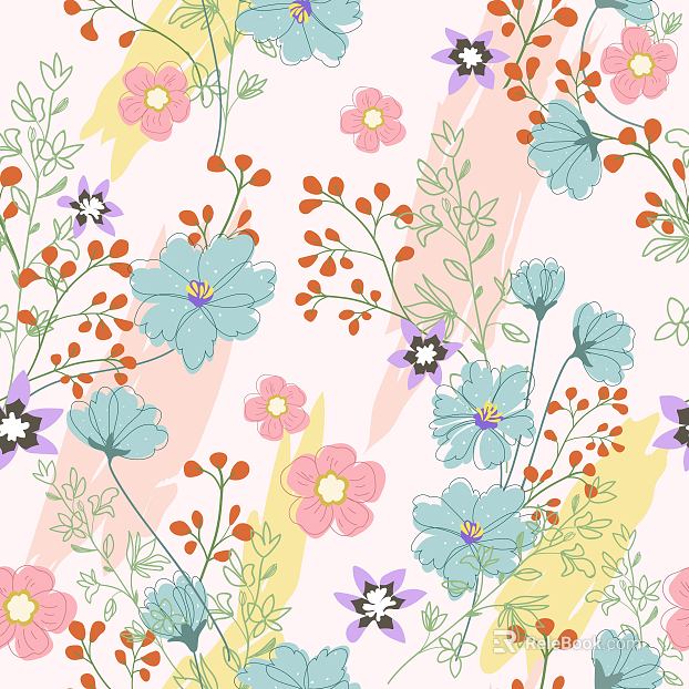 Hand-painted plant flower flower illustration texture