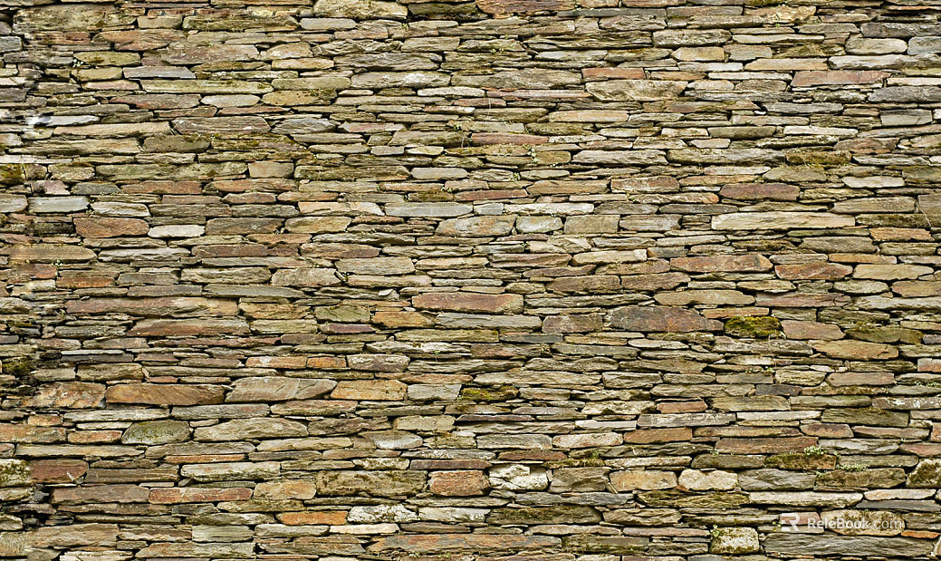 Culture stone black and yellow wall tiles texture