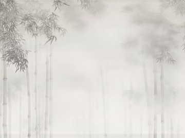 Chinese ink bamboo mural texture (ID:ffach950940)