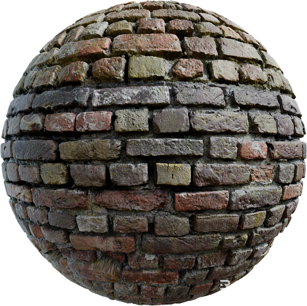 Brick wall PBR texture