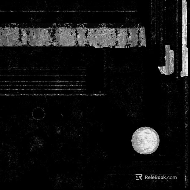 Black and White Do Old Metal Bump Map texture
