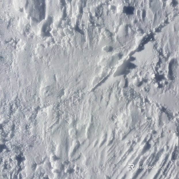 White snowfield outdoor ground texture
