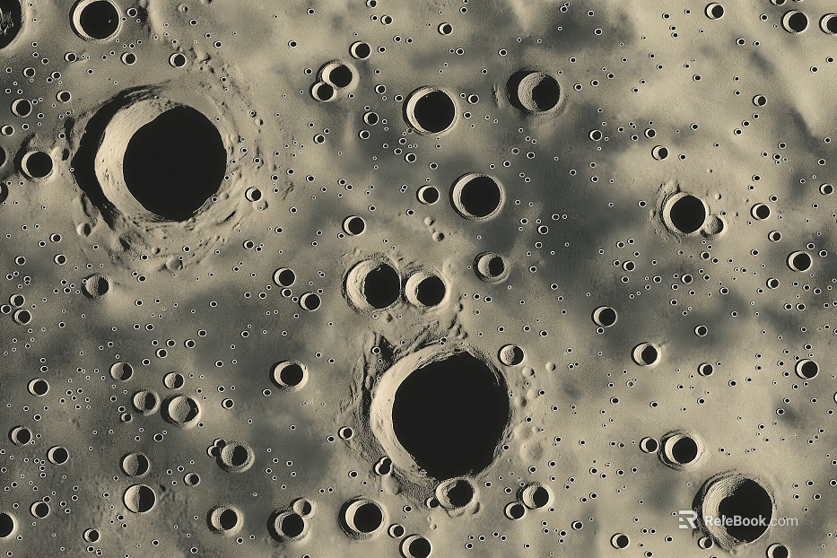 lunar planet surface texture
