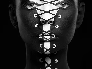 black and white painting texture (ID:ffaag21484)