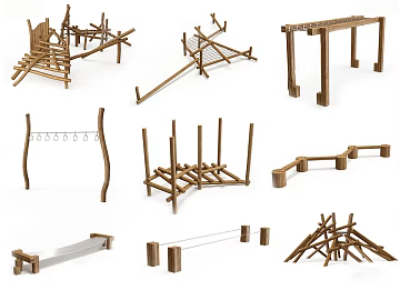 Log color solid wood outdoor amusement facilities texture (ID:ffaeh959636)