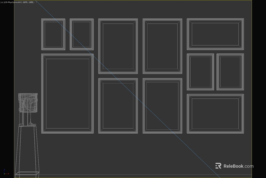 Multi-specification blank decorative picture frame texture