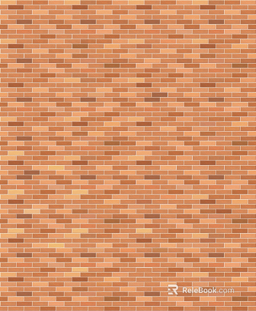 Brick wall ochre color tricolor full-body brick seamless texture