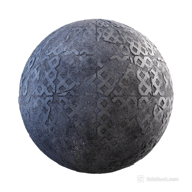 Grass-planting Brick PBR texture