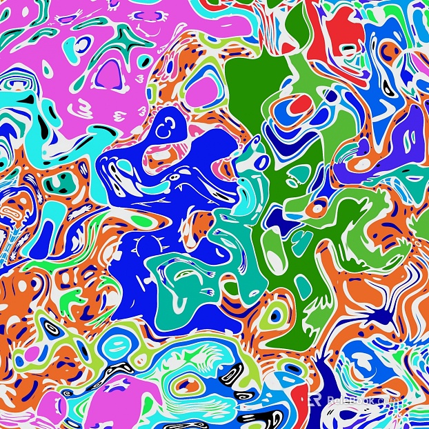 cartoon painting texture
