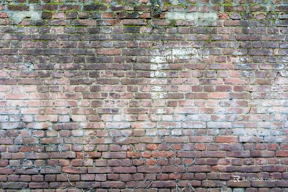 Modern old-fashioned red brick wall industrial wind brick wall dilapidated brick wall texture