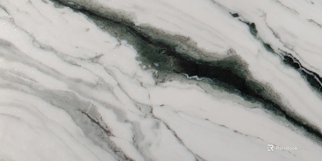 Gray-and-white veined marble for walls and countertops texture