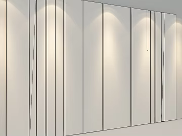 Minimized wind rice white wall panel background wall texture (ID:ffaeh009641)