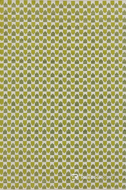 Yellow-green geometric pattern cloth texture