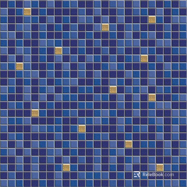 Mosaic Ceramic Map texture