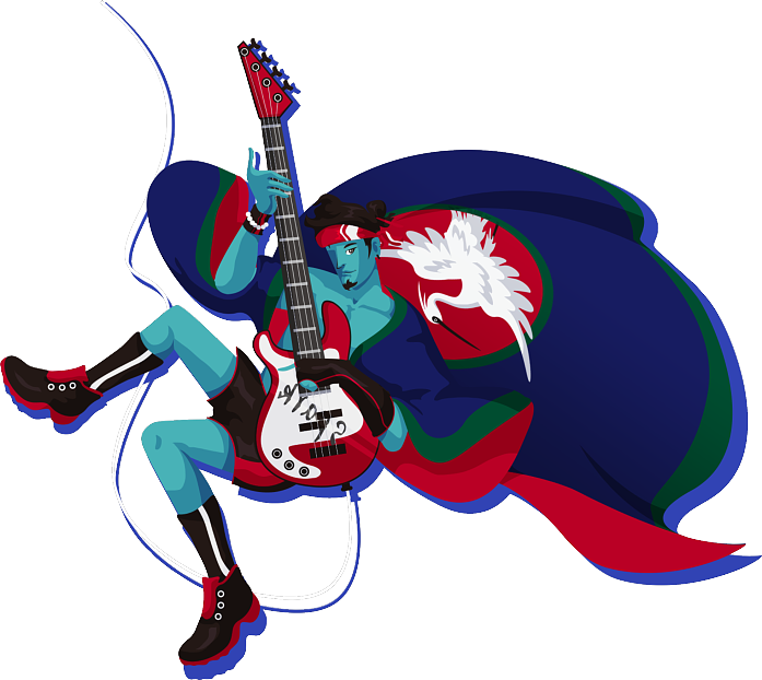 cartoon painting texture