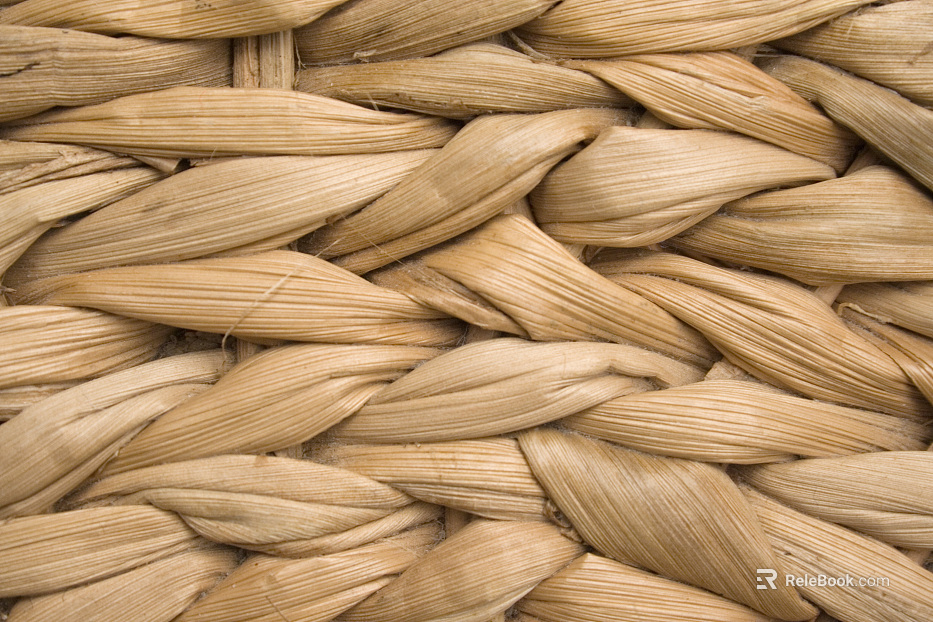 Light color straw weave texture